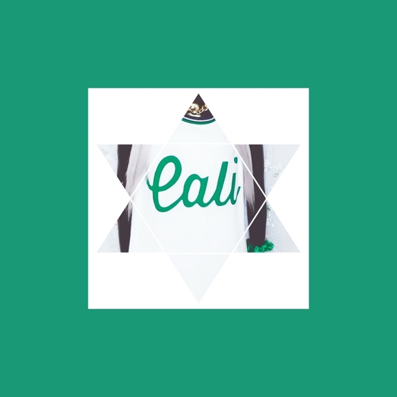 Graphic "Cali" Long Tank Top - Picture 2 of 6